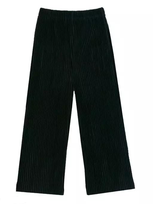 Stylesindia™ Women's Palazzo Pants - Soft Rayon Bottom Pants for Tops, Tees & Kurta Kurtis (Black)