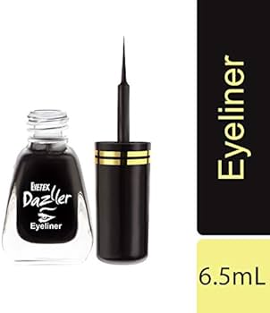 Dazller Eyeliner, Matte, Washable, Water-resistant, Smudge-proof, Up to 8 hrs stay, Lightweight, One Stroke Application 6.5mL, Black