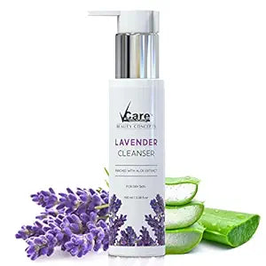 VCare Lavender Anti Acne Sheet Mask Best Self Skin Care Skin Tone and Hydrated Sheet Mask for All Skin Types Natural Home Spa Treatment Masks For Men and Women (Pack of 3)