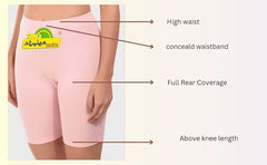 Stylesindia Cotton Lycra Cycling Shorts | Anti-Chafing Bike Shorts | Comfortable Stretchable Underwear for Women & Men