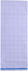 Stylesindia Men's Pure Cotton Lungi Sarong Mundu Dhoti Kaili India Ethnic Dress White Checks