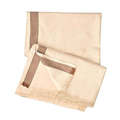 Men's Woven Winter Shawl - Elegant Solid Color Warm Lohi Stoles (35"x70")