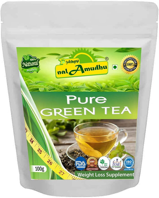 nalAmudhu Green Tea | Grown in Nilgiris | Zero Calories | Rich in Antioxidants -100gms