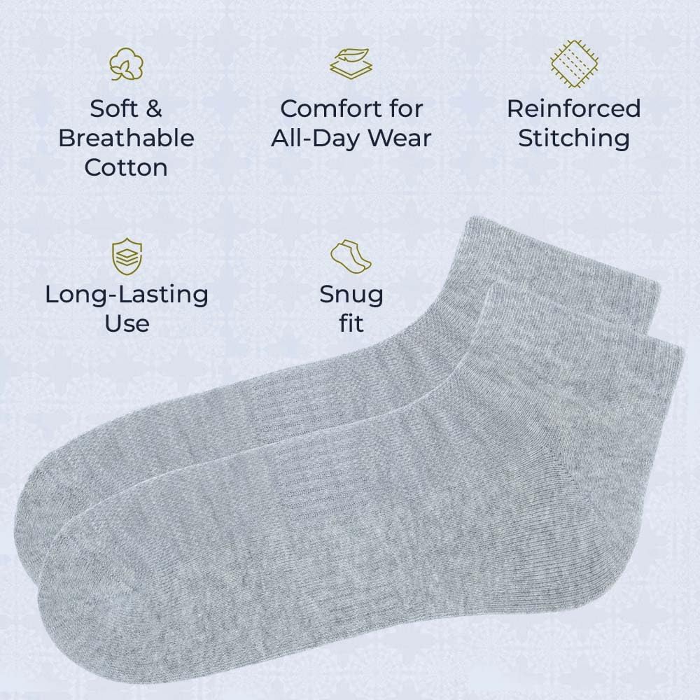 Ankle Socks for Women|Sneaker Socks|Low Cut Breathable Sock|Athletic Socks Gym Activewear Everyday Sock|4 Packs