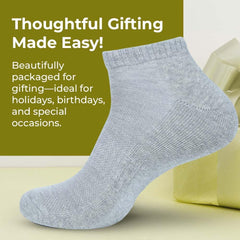 Ankle Socks for Women|Sneaker Socks|Low Cut Breathable Sock|Athletic Socks Gym Activewear Everyday Sock|4 Packs