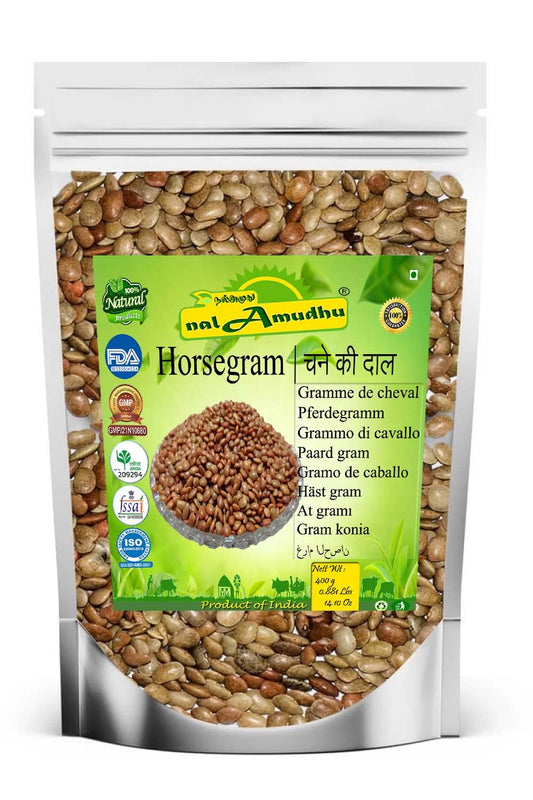 nalAmudhu Horse Gram Lentils | Indian Kulthi Beans | Muthira Seeds | Horse Gram Whole | Macrotyloma uniflorum-400g