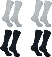 Mens Dress Socks|Trouser Socks Stretchy Professional and Casual Wear Socks|Everyday Comfort Socks|Pack of 4