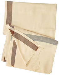 Men's Woven Winter Shawl - Elegant Solid Color Warm Lohi Stoles (35"x70")