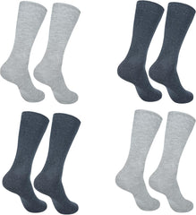 Womens Trouser Socks|Dress Socks Stretchy Business Professional and Casual Wear Socks|Solid Colors|Pack of 4