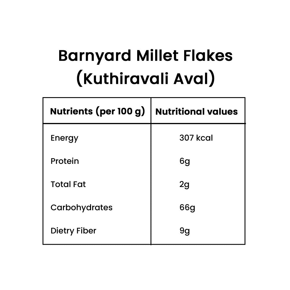 nalAmudhu Barnyard Millet Flakes | Jhangora Odalu Poha | Kuthiraivali Aval -330g