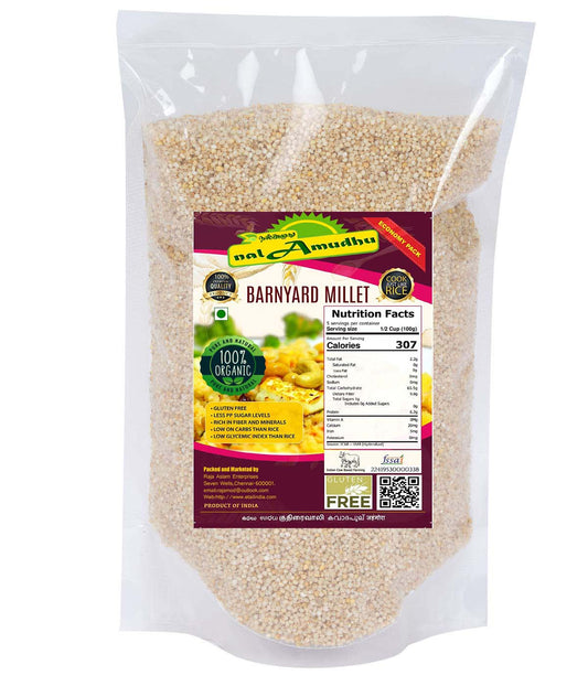 nalAmudhu Barnyard Millet | Samak | Samo | Vari | Bhagar | KuthiraiVali 2.0 lbs