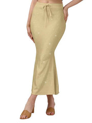 Shimmer Stretchable Saree Shapewear Long Skirt for Women for Beach, Night Out, Regular, Office, Party