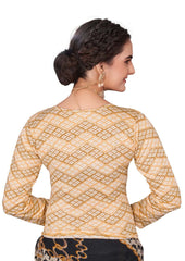 StylesIndia Women's Cotton Lycra Stretchable Printed Full Sleeve Crew Neck Basic Tee – Trendy & Comfortable DN-Arya