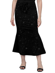 Women's High Waist Shimmer Maxi Skirt | Slim Fit Bodycon Pencil Skirt for Party, Club, Night Out & Special Occasions