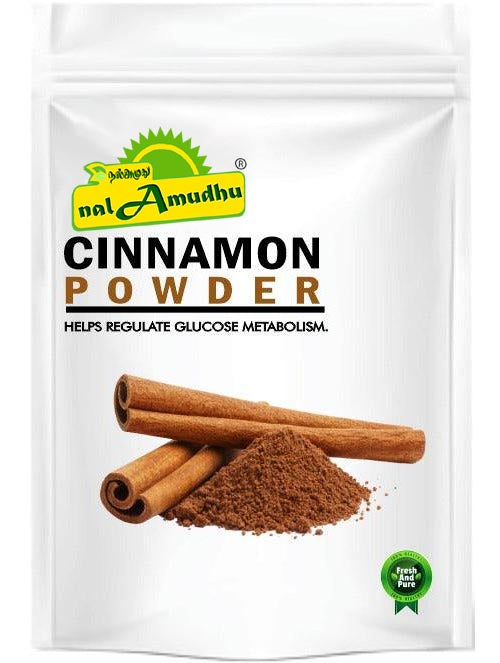 nalAmudhu Cinnamon (Dalchini) Powder Organic & Natural, Ready to use, Additive Free, No Preservatives. Dalchini Powder- 50g