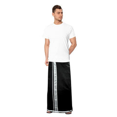 Stylesindia Men's Cotton Colored Dhoti with Fancy Border Kerala-style Veshti Mundu Kaili Lungi 2.0 Mtrs