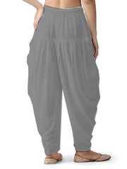 Stylesindia Women's Loose Fit Rayon Dhoti Pants | Free Size Patiala Salwar Bottom | Comfortable Harem Pants for Casual & Ethnic Wear (26-38 Inch Waist)