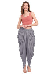 Stylesindia Women's Loose Fit Rayon Dhoti Pants | Free Size Patiala Salwar Bottom | Comfortable Harem Pants for Casual & Ethnic Wear (26-38 Inch Waist)