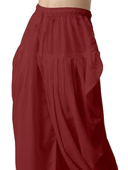 Stylesindia Women's Loose Fit Rayon Dhoti Pants | Free Size Patiala Salwar Bottom | Comfortable Harem Pants for Casual & Ethnic Wear (26-38 Inch Waist)