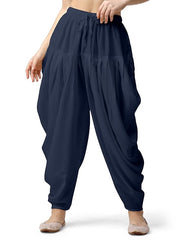 Stylesindia Women's Loose Fit Rayon Dhoti Pants | Free Size Patiala Salwar Bottom | Comfortable Harem Pants for Casual & Ethnic Wear (26-38 Inch Waist)