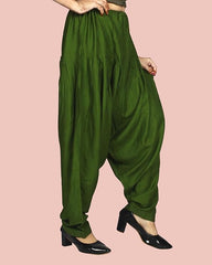 Stylesindia Women's Loose Fit Rayon Dhoti Pants | Free Size Patiala Salwar Bottom | Comfortable Harem Pants for Casual & Ethnic Wear (26-38 Inch Waist)