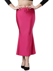 Shimmer Stretchable Saree Shapewear Long Skirt for Women for Beach, Night Out, Regular, Office, Party