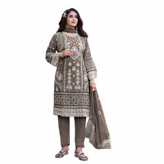 Women’s Embroidered Georgette Salwar Kameez Suit Set with Dupatta – Designer Ethnic Kurta Pant Set with Dull Santoon Inner Lining – Festive, Wedding & Party Wear Traditional Outfit for Women