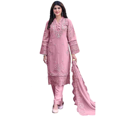 Designer Fox Georgette Embroidered Salwar Suit Set with Dupatta – Luxury Festive Ethnic Wear for Women