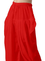 Stylesindia Women's Loose Fit Rayon Dhoti Pants | Free Size Patiala Salwar Bottom | Comfortable Harem Pants for Casual & Ethnic Wear (26-38 Inch Waist)
