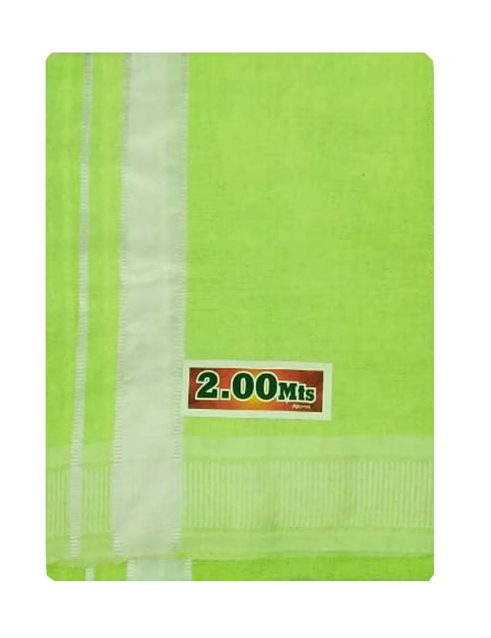 Stylesindia Men's Cotton Colored Dhoti with Fancy Border Kerala-style Veshti Mundu Kaili Lungi 2.0 Mtrs