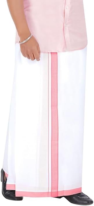 Cotton Dobby Design Border Dhotis Cotton Vesti Mundu Sarong Kerala Kasavu Border Dhoti