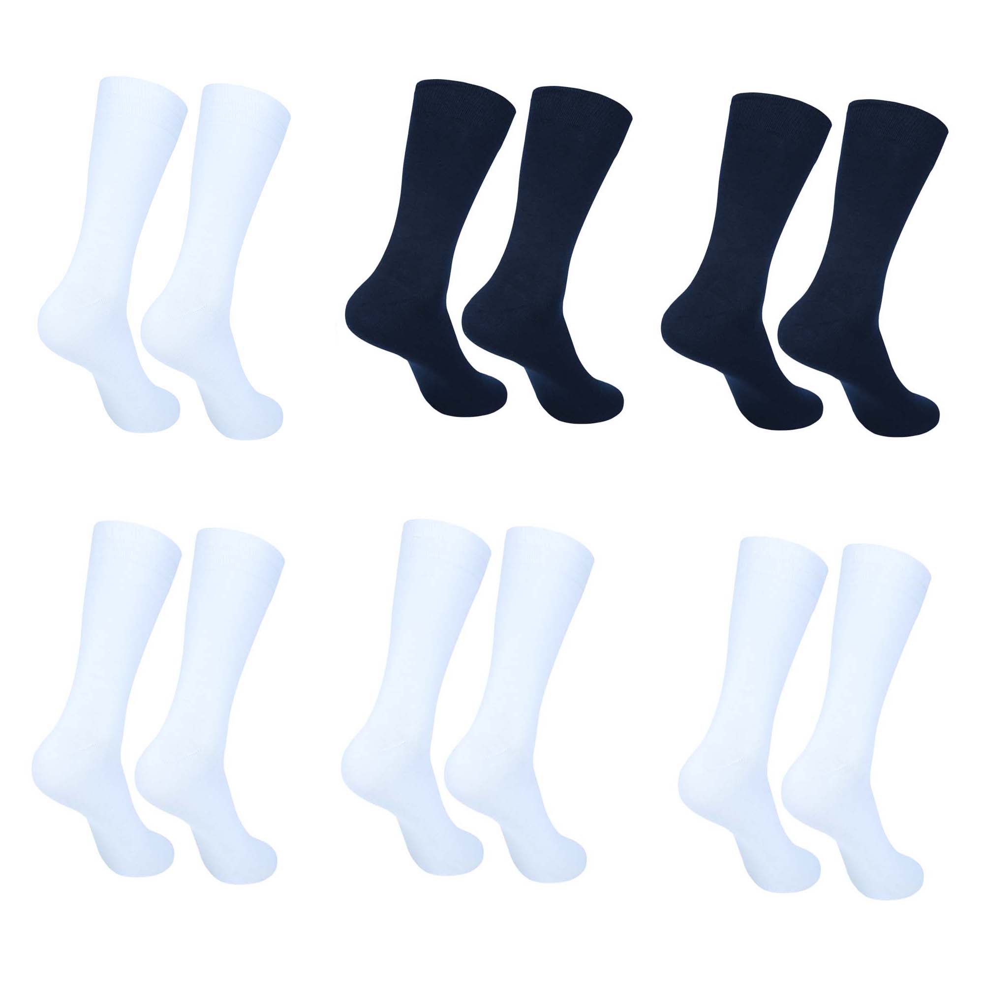 Mens Dress Socks|Trouser Socks Stretchy Breathable Business|Casual Wear Socks|Everyday Comfort Socks|Pack of 6