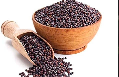 nalAmudhu Black-Brown Mustard Seeds Whole 200g