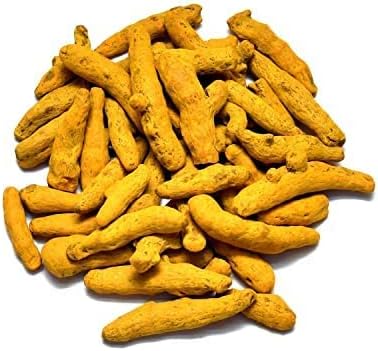 nalAmudhu Erode Whole Turmeric Sticks, Natural Turmeric, Curcumin Powder, High Curcumin for Cooking, Immune Booster - 200g