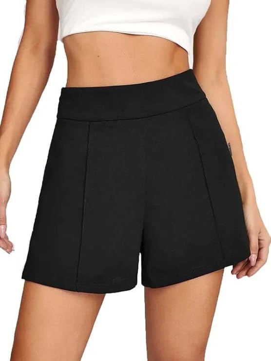 High Waist Shorts for Women & Girls | Stylish Casual Summer Shorts | Comfortable Stretchable Denim & Cotton Shorts