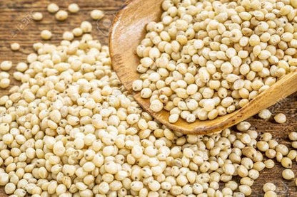 nalAmudhu White Sorghum (Whole Grain) Cholam | Vellai Cholam | Nattu Solam | Jowar | Jola | Jawar | Jonna | Low Gi 908g / 2.0 Lbs