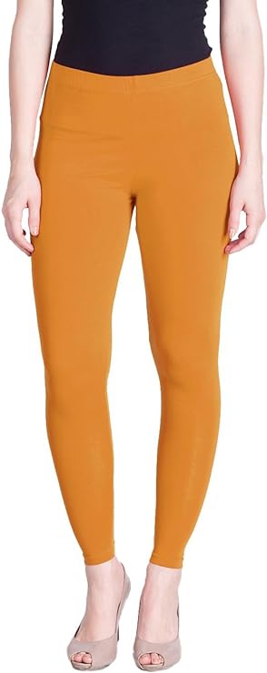 Stylesindia Women Leggings Breathable Women Wear Versatile Tights for Women Elastic Waistband Comfort Lady Leggings (Cotton, Musturd)