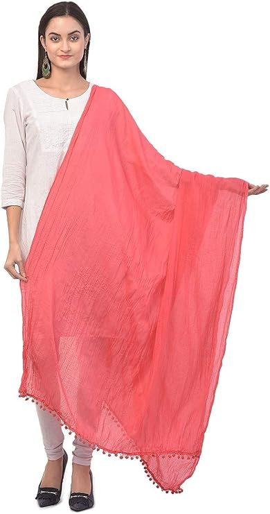 Cotton Solid Colors Women Dupatta scarves Shawl