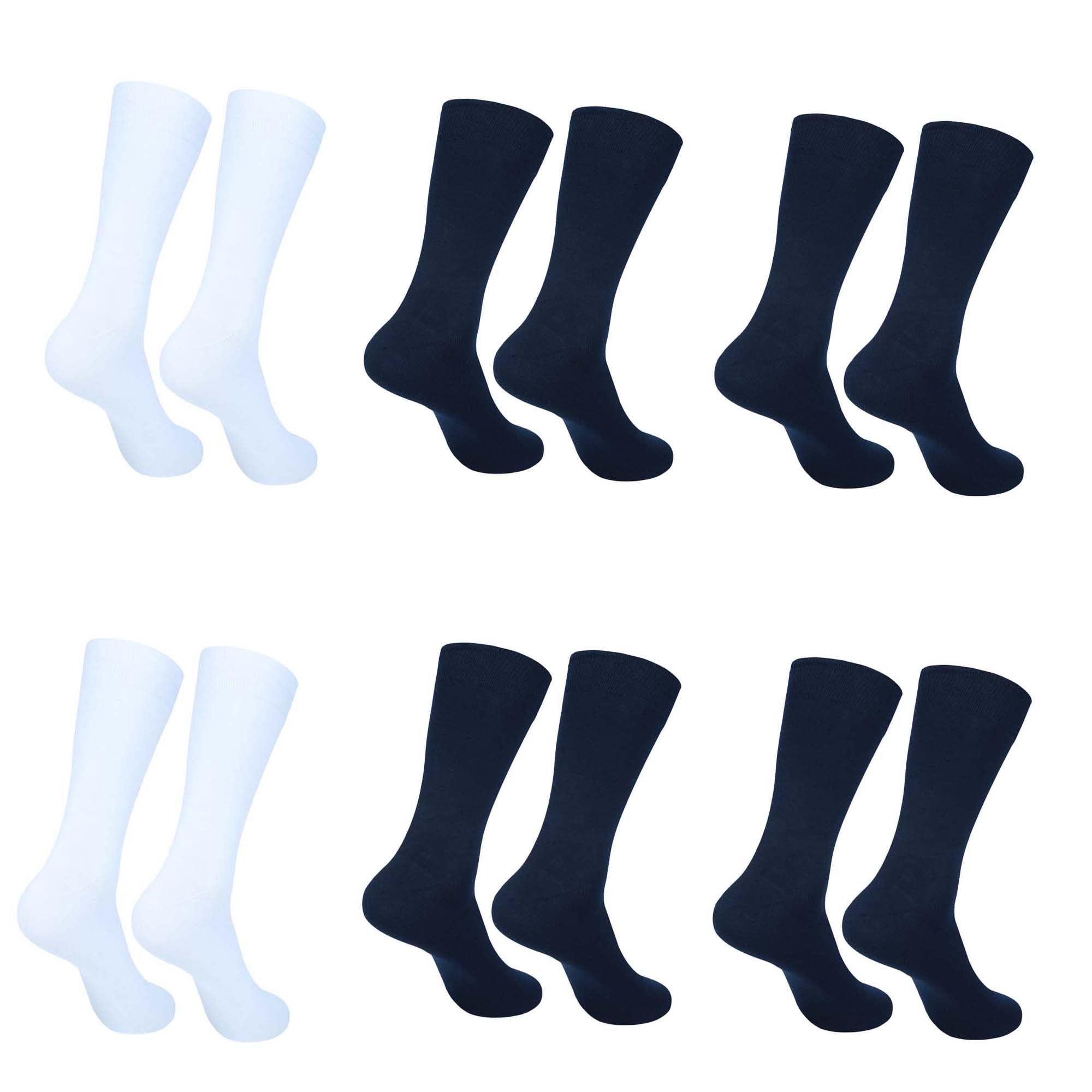 Mens Dress Socks|Trouser Socks Stretchy Breathable Business|Casual Wear Socks|Everyday Comfort Socks|Pack of 6