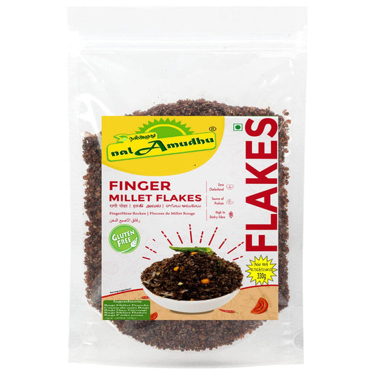 nalAmudhu Fingar Millet Flakes | Ragi Poha | Kelvargu Aval-330g