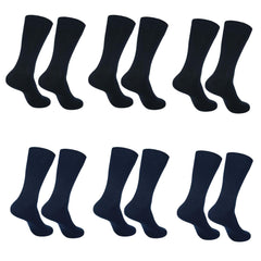 Mens Dress Socks|Trouser Socks Stretchy Breathable Business|Casual Wear Socks|Everyday Comfort Socks|Pack of 6