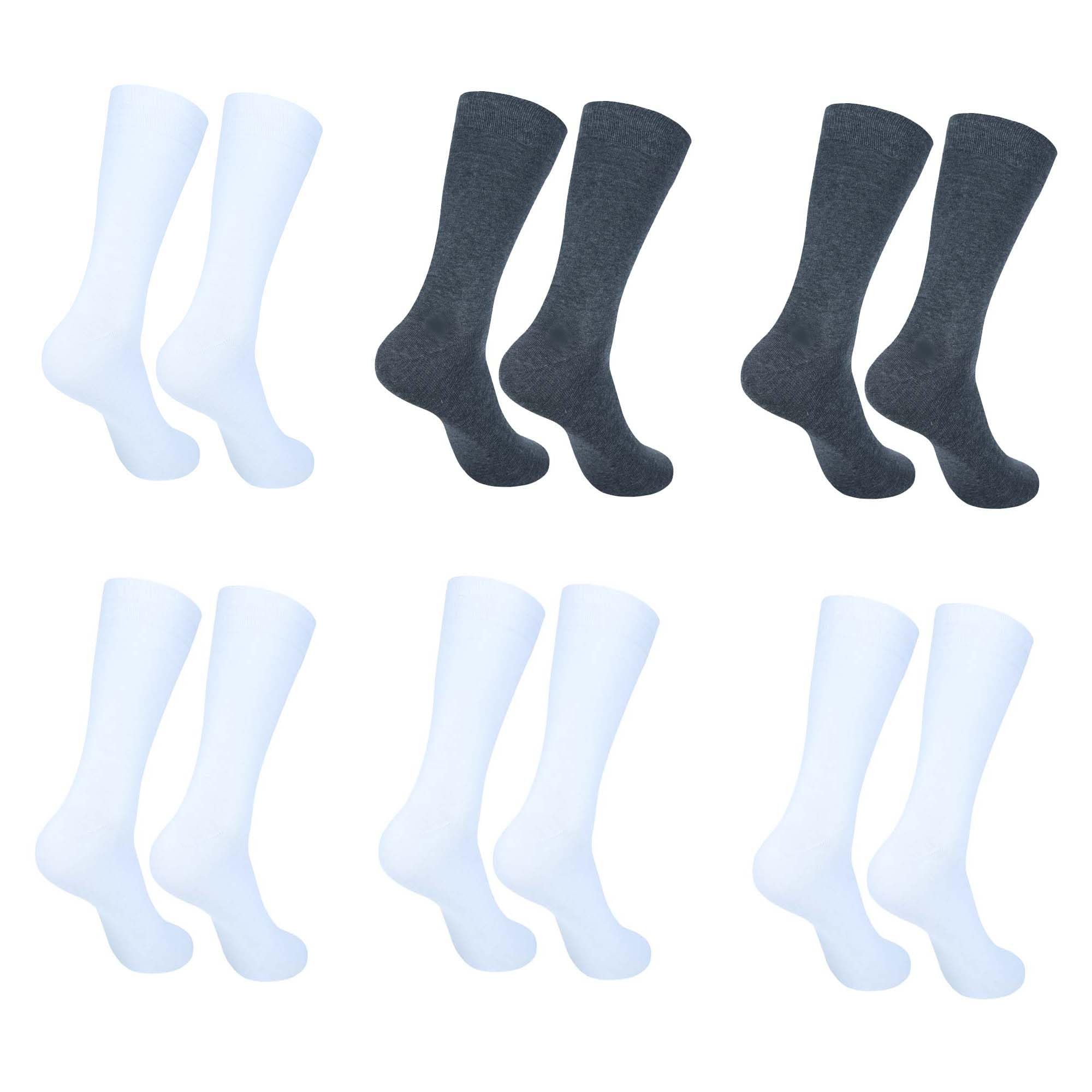 Mens Dress Socks|Trouser Socks Stretchy Breathable Business|Casual Wear Socks|Everyday Comfort Socks|Pack of 6
