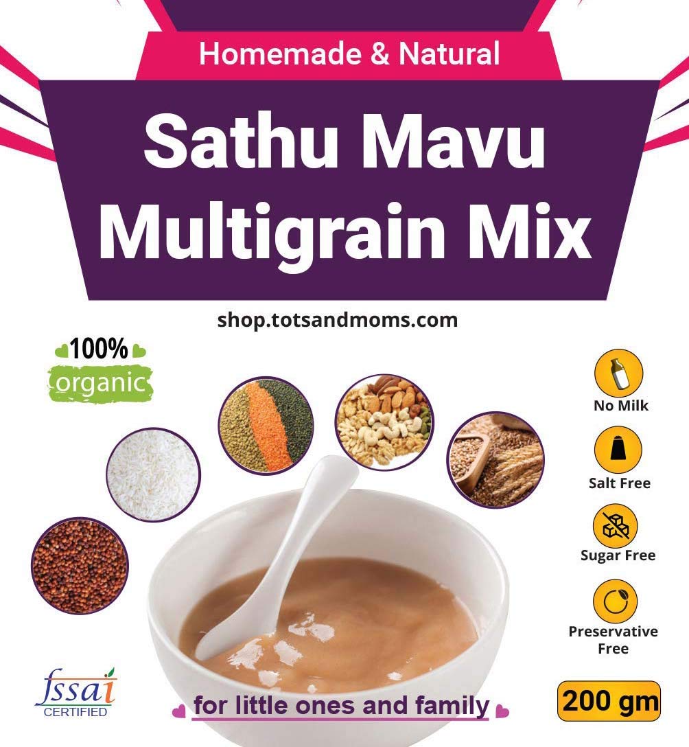 nalAmudhu Roasted Multi Grains Cereals, Pulses & Millets Health Mix | Sathu Maavu 454g / 1.0 Lbs