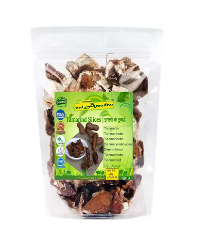 nalAmudhu Dried Natural Pitted Tamarind Slices -454g / 1.0 lbs