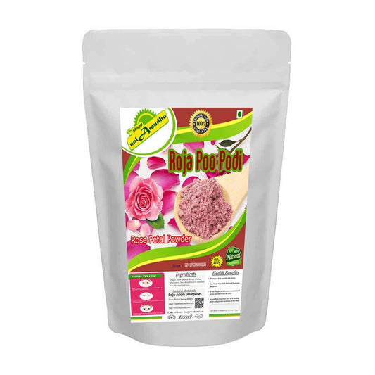 nalAmudhu Rose Petals Powder (Rosa Centifolia) - 100% Natural Rose Powder for Face, Skin Care (100g/220lbs)