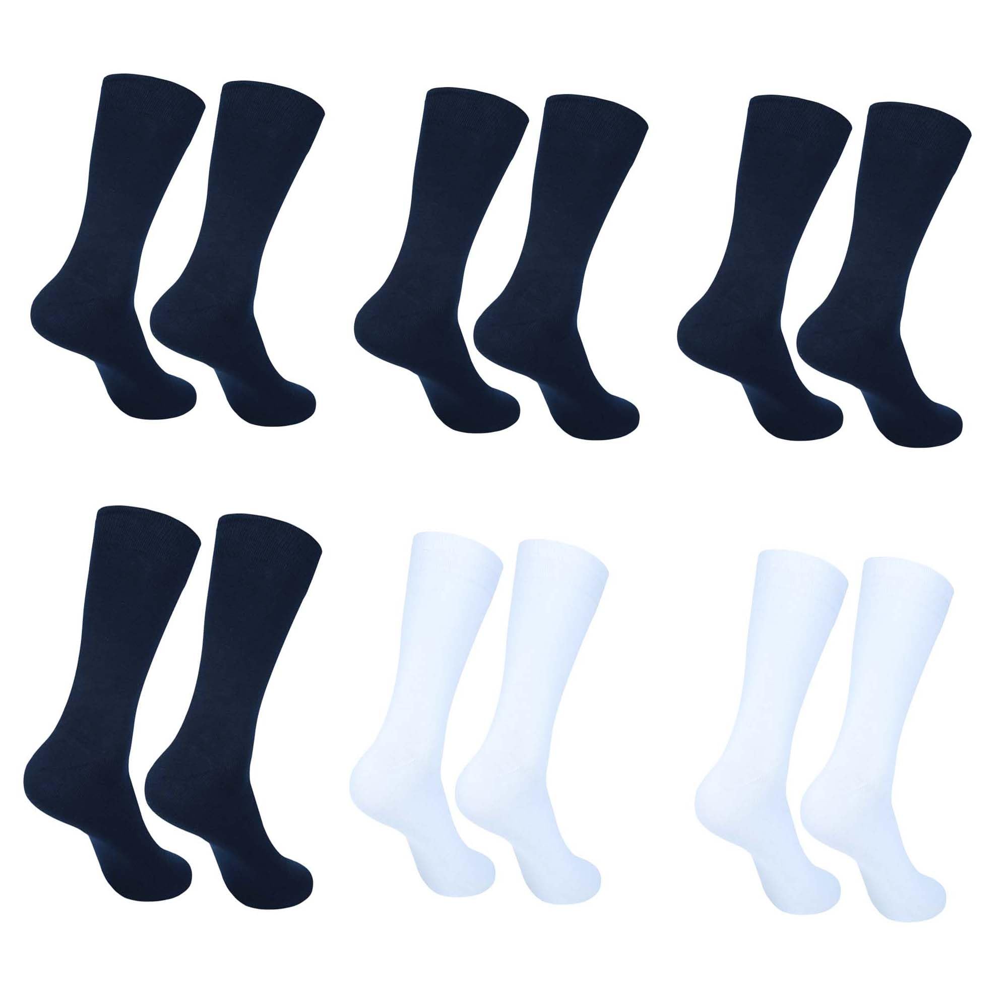 Mens Dress Socks|Trouser Socks Stretchy Breathable Business|Casual Wear Socks|Everyday Comfort Socks|Pack of 6