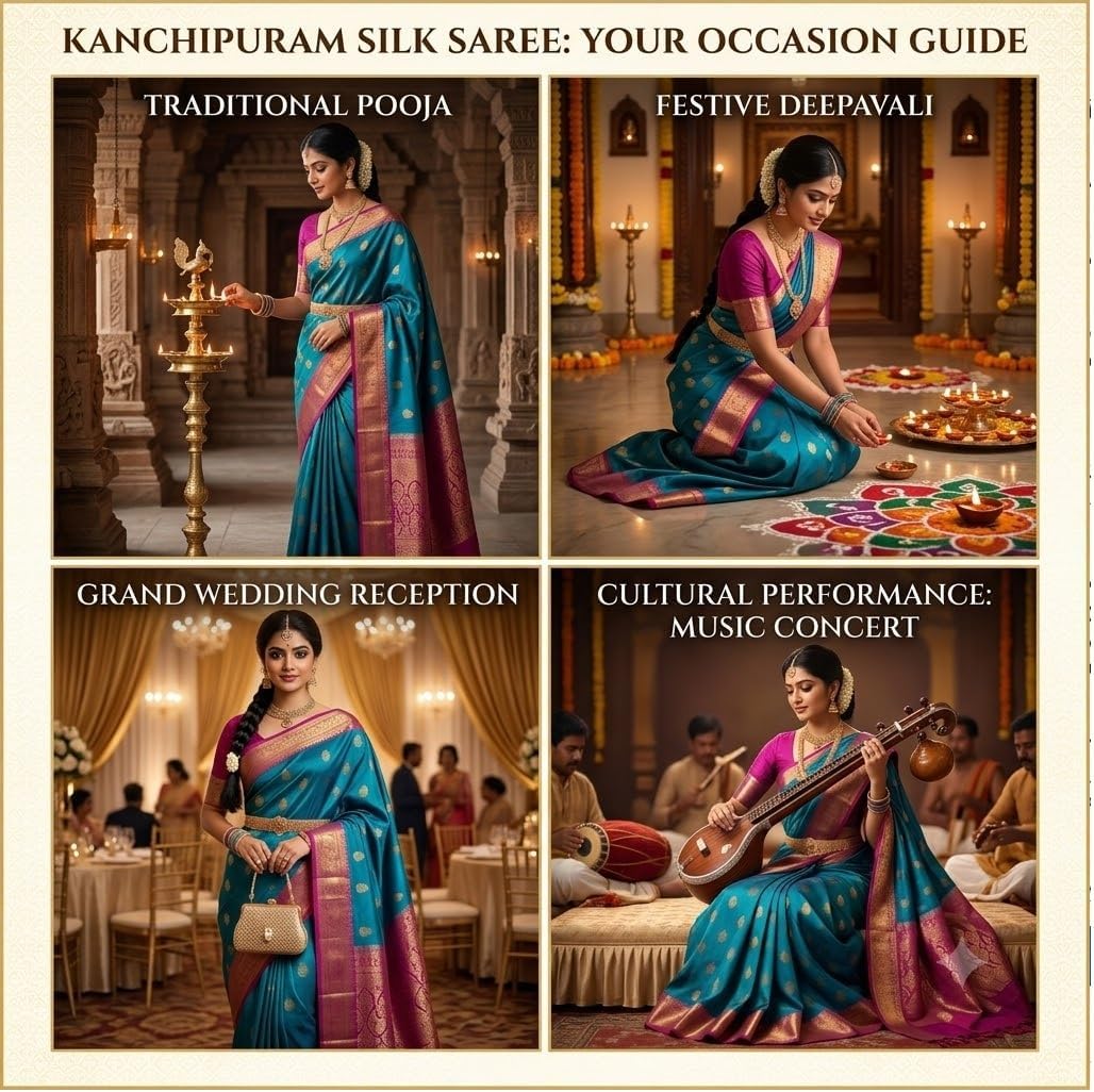 Exquisite Women's Banarasi Soft Silk Satin Saree with Rich Zari Border & Contrast Pallu | Festive Bridal Wear