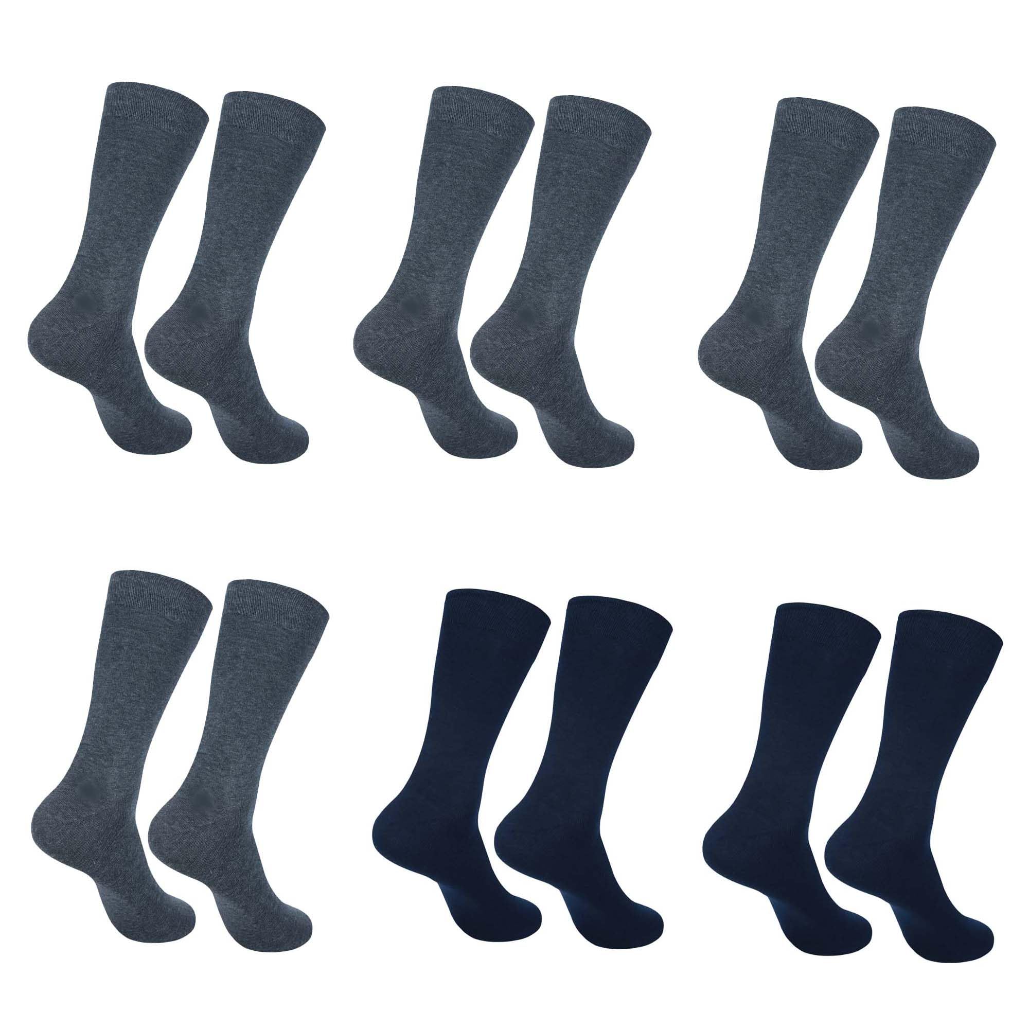 Mens Dress Socks|Trouser Socks Stretchy Breathable Business|Casual Wear Socks|Everyday Comfort Socks|Pack of 6