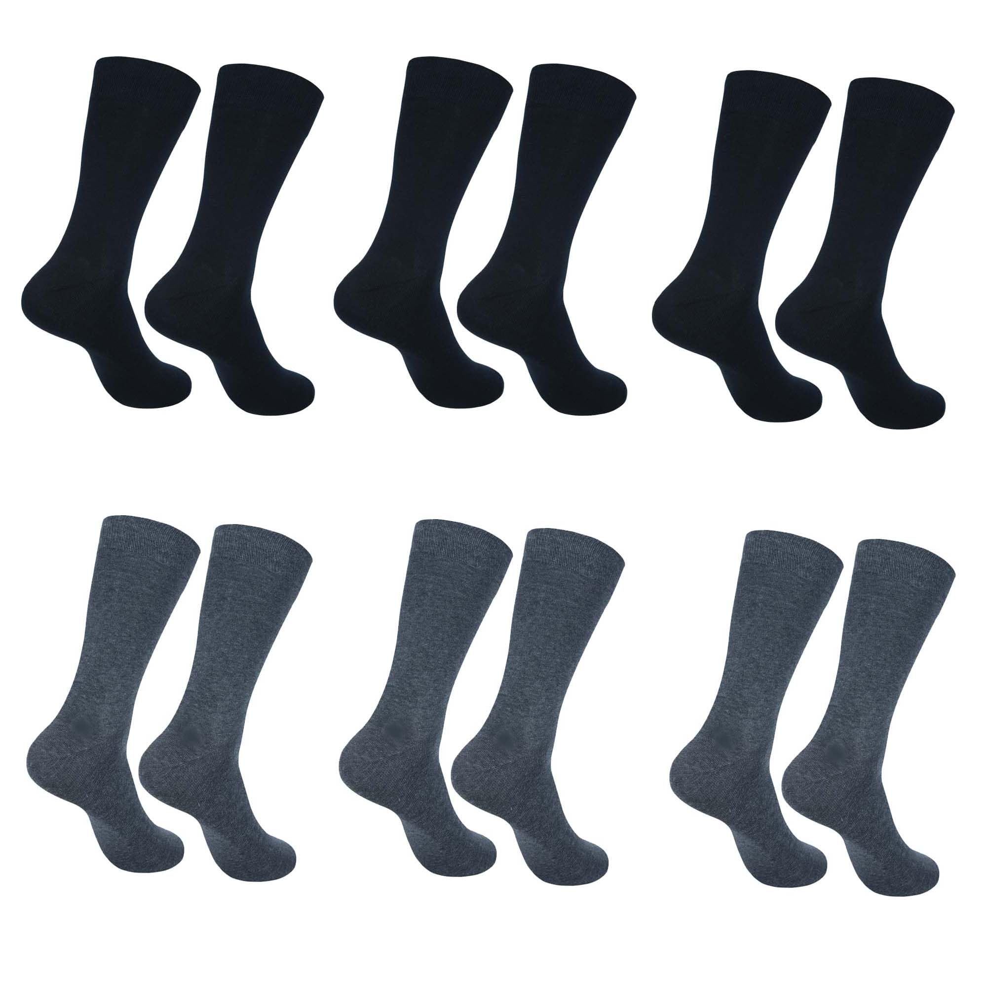 Mens Dress Socks|Trouser Socks Stretchy Breathable Business|Casual Wear Socks|Everyday Comfort Socks|Pack of 6