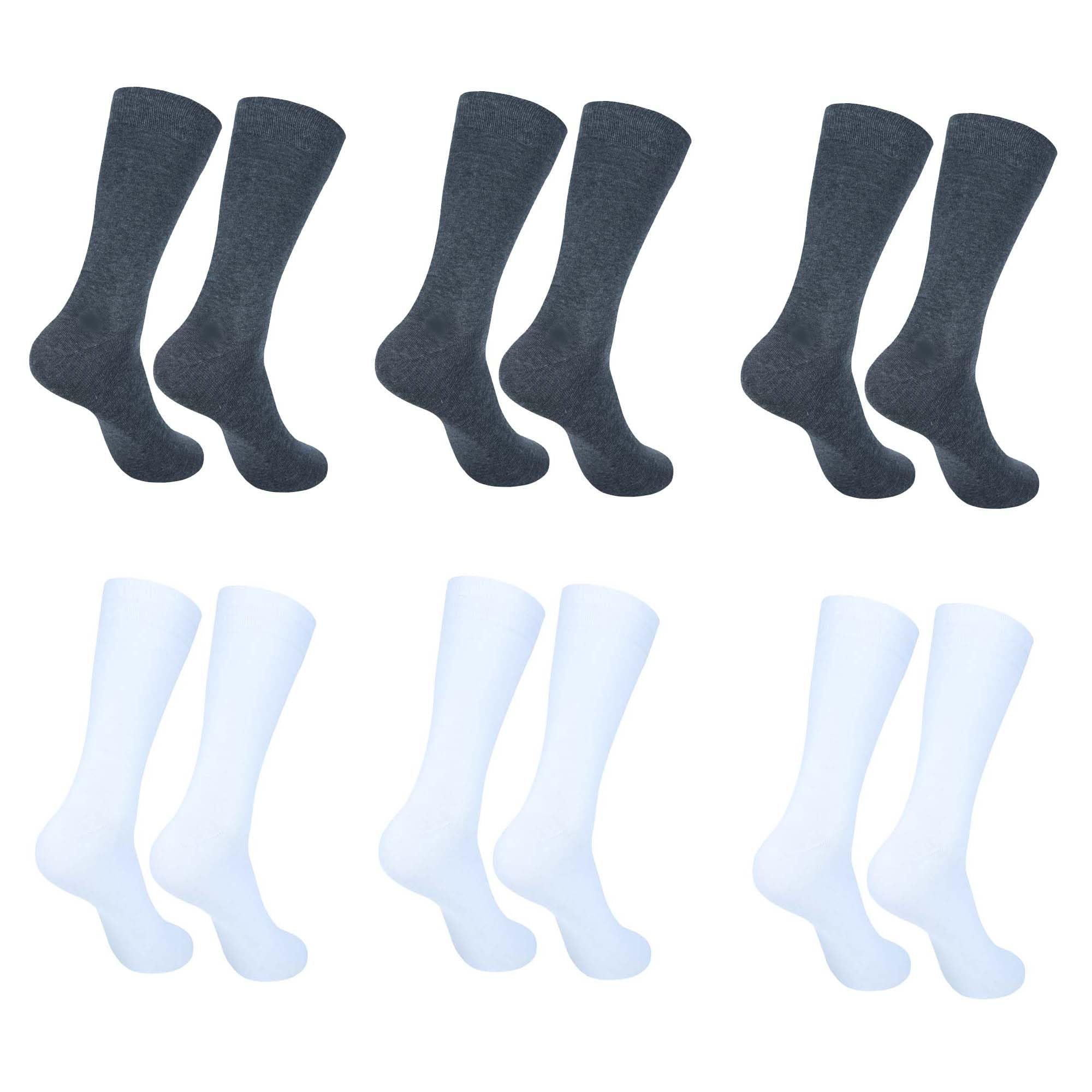 Mens Dress Socks|Trouser Socks Stretchy Breathable Business|Casual Wear Socks|Everyday Comfort Socks|Pack of 6